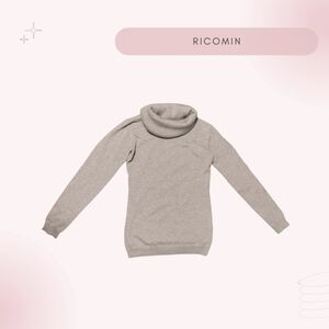 Light Gray Turtleneck Sweater